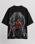 Throne of Chaos Oversize Cotton T-shirt