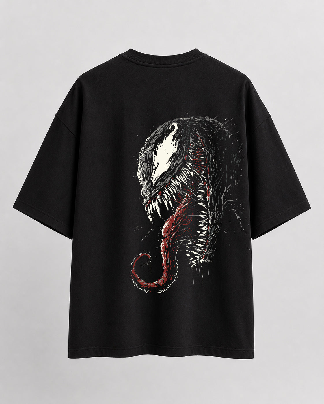Dark Symbiote Oversize cotton T-shirt