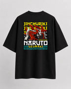 Uzumaki Naruto Nine Tail Oversize Cotton T-shirt