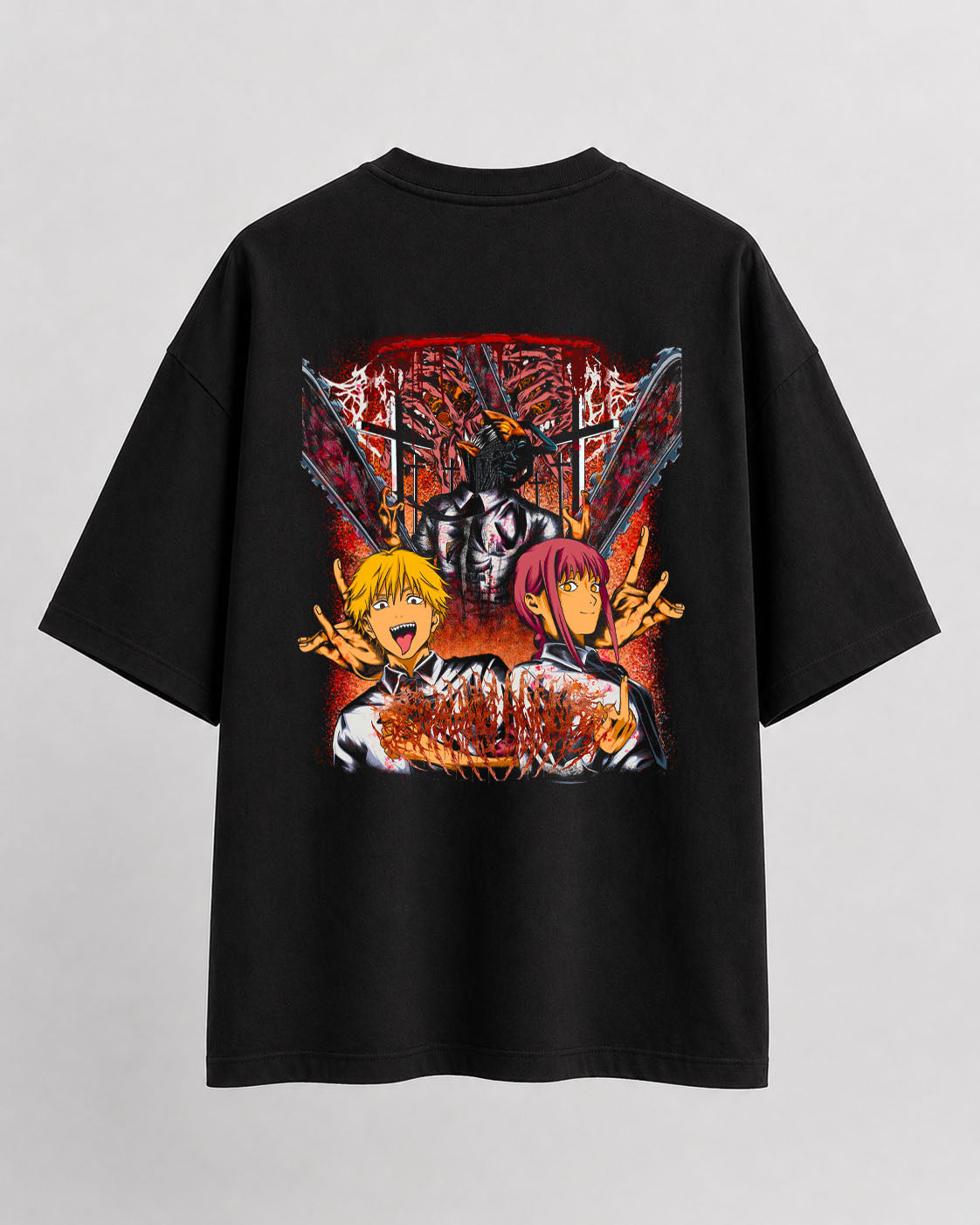Chainsawman Streetwear Oversize Cotton T-shirt