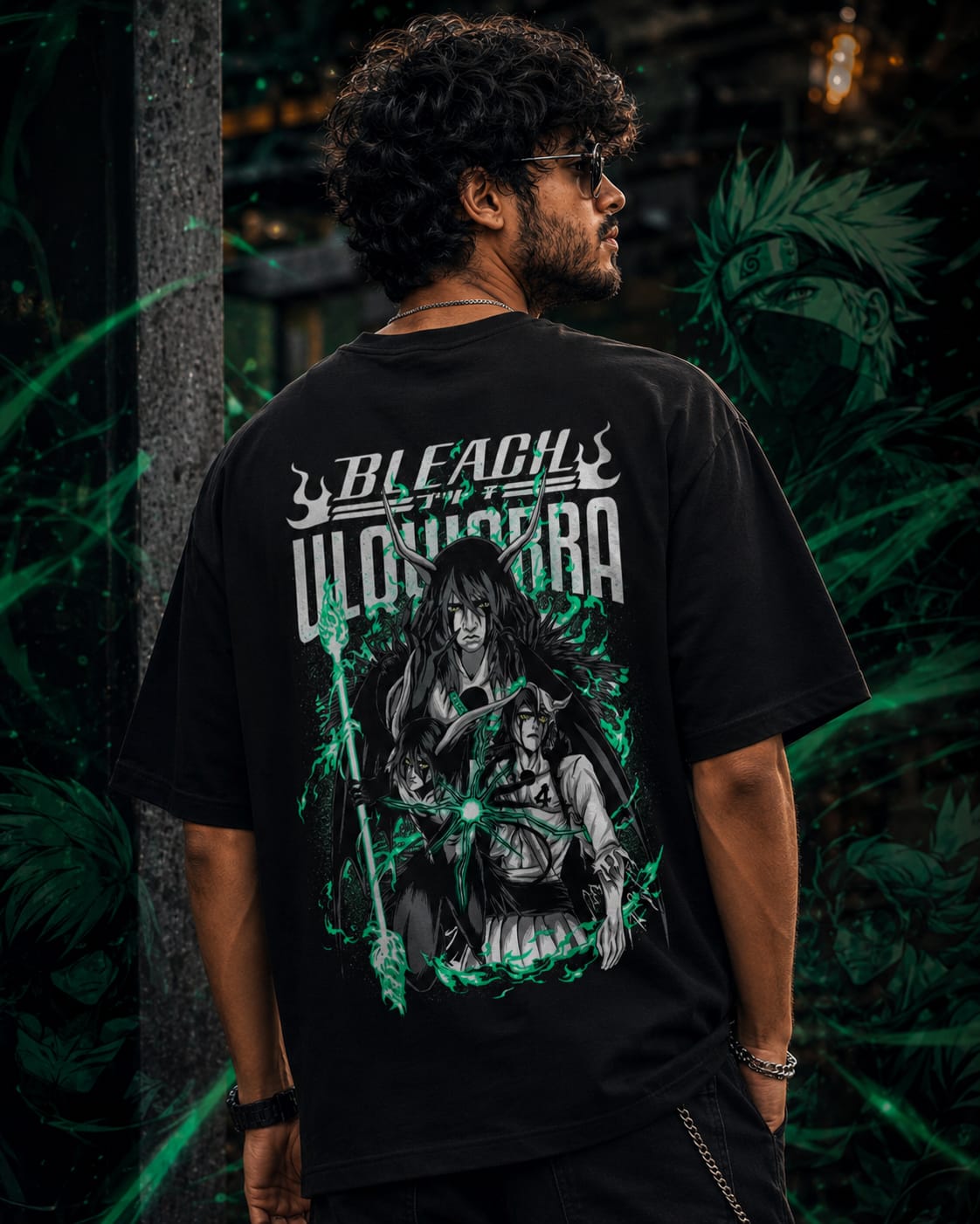 Bleach What is heart Oversize Cotton T-shirt