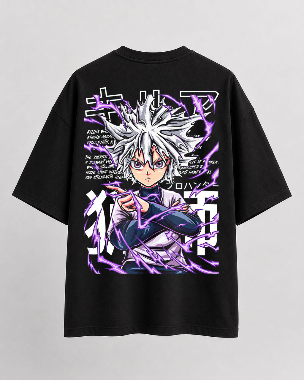 Killua Zoldyck Oversize Cotton T-shirt