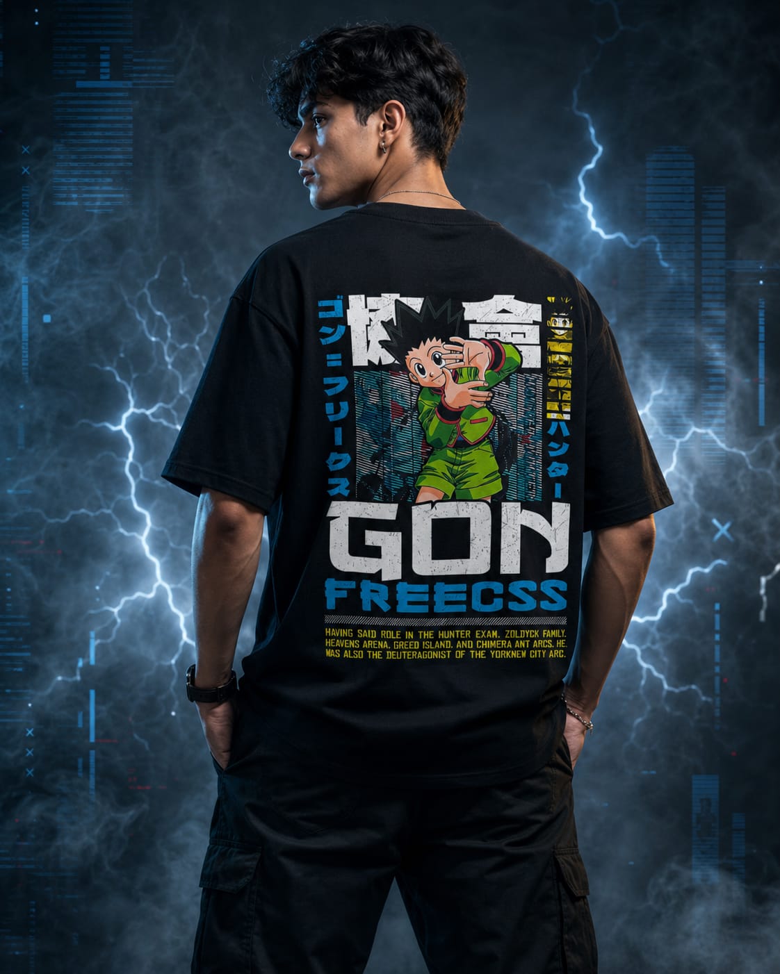 Hunter X Hunter Gon Freecss 2.0 Oversize Cotton T-shirt