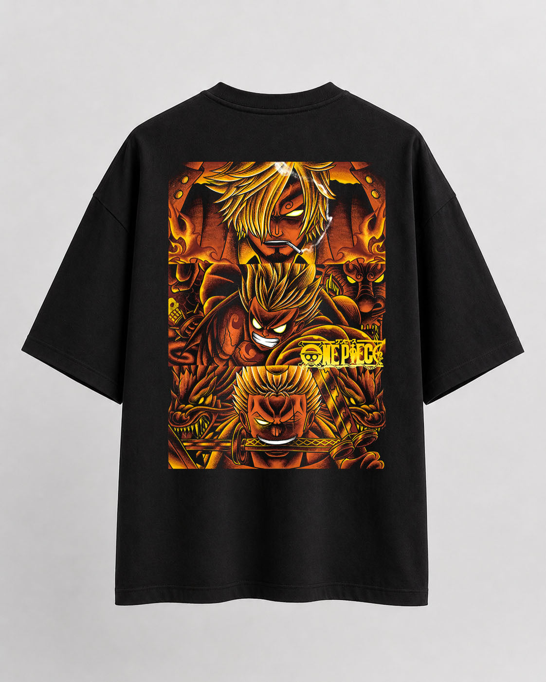 One piece smokey Oversize Cotton T-shirt