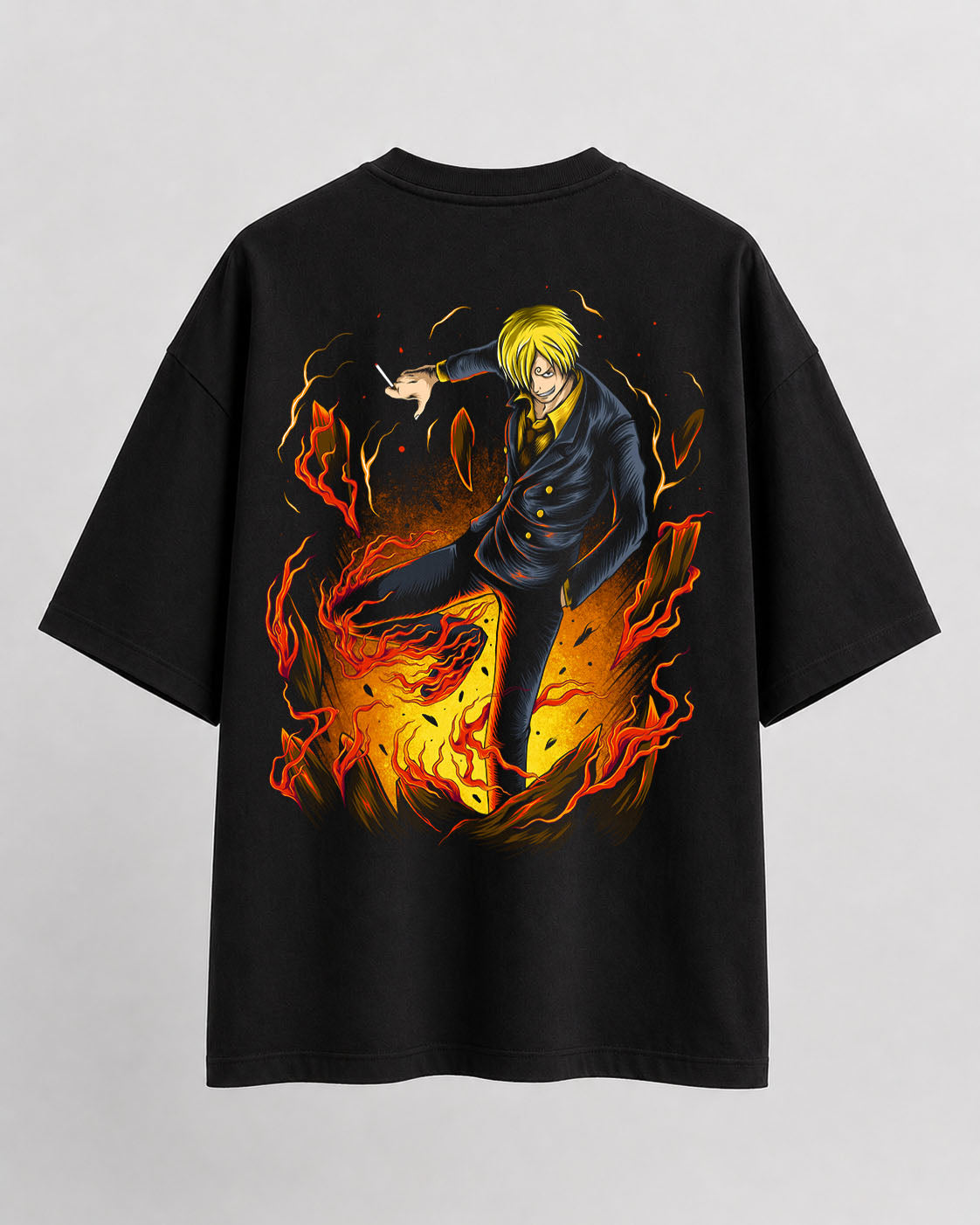 One piece sanji Oversize Cotton T-shirt