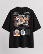 One piece luffy white Oversize Cotton T-shirt