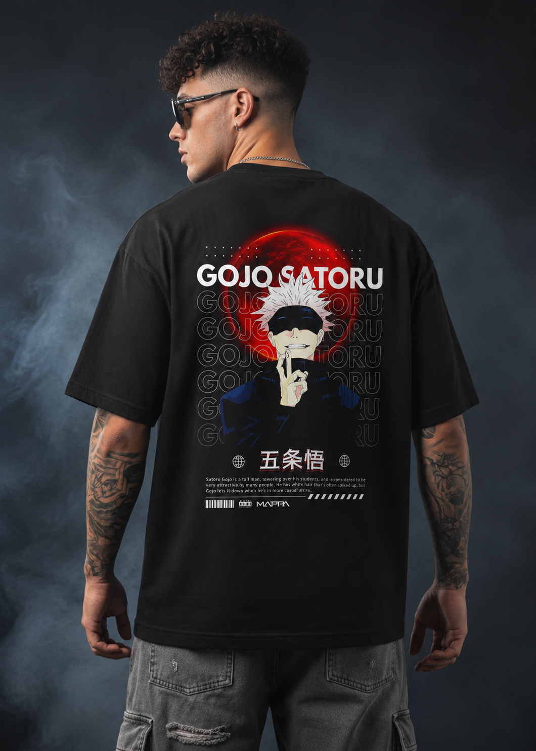 J&K Gojo Satoru Oversize Cotton T-shirt