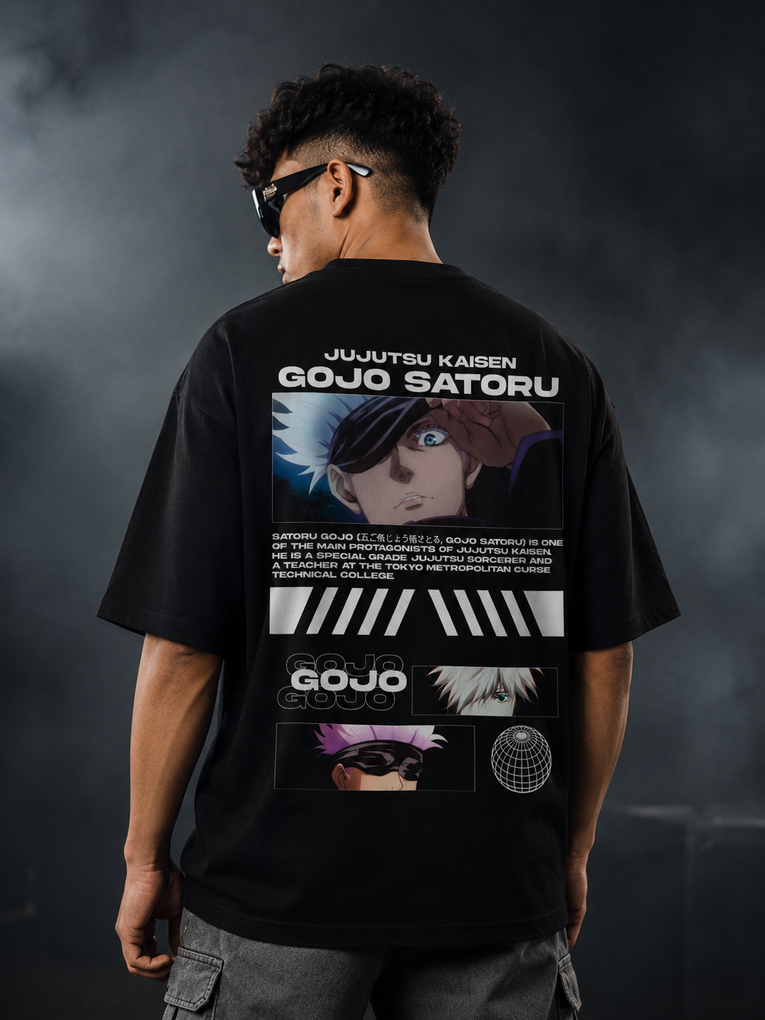 J&K Gojo Satoru 2.0 Oversize Cotton T-shirt