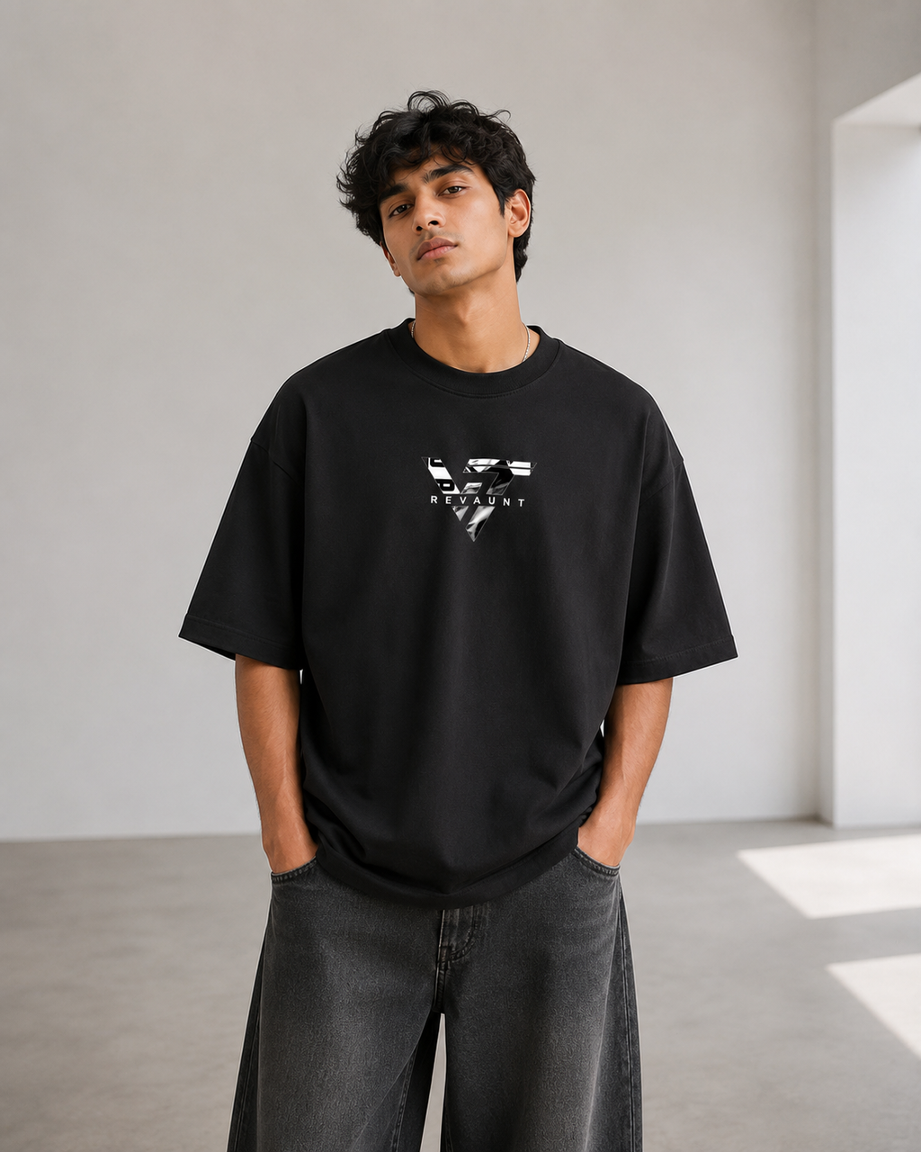 One piece yubuki Oversize Cotton T-shirt