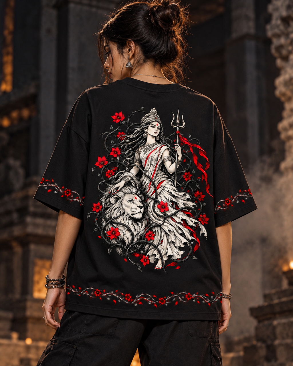 DURGAVYOM Oversized t-shirt