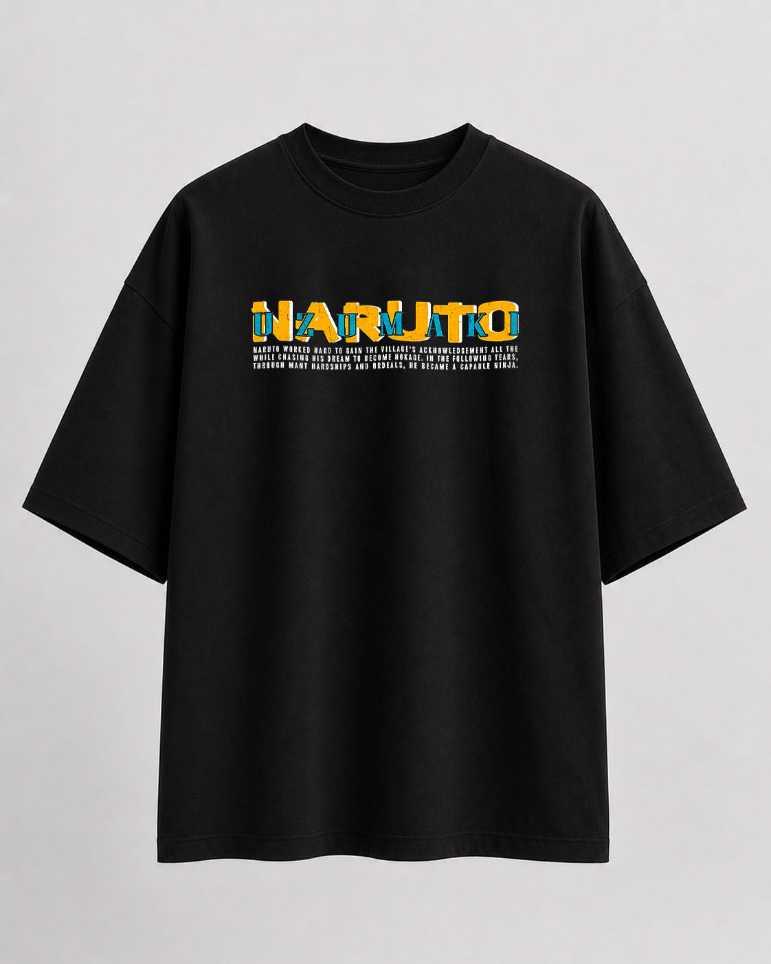 Uzumaki Naruto Oversize Cotton T-shirt