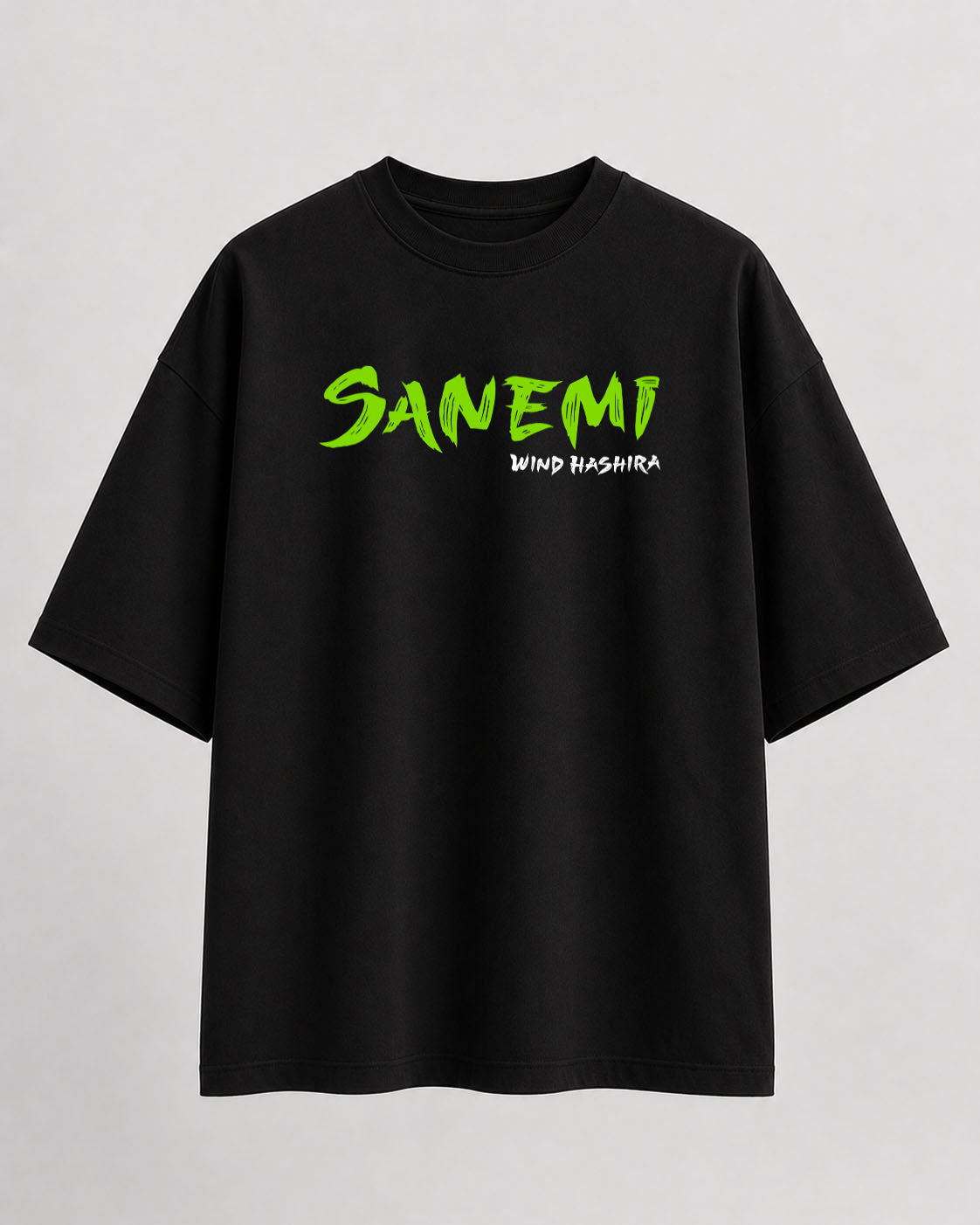Demon Slayer Sanemi Oversize Cotton T-shirt