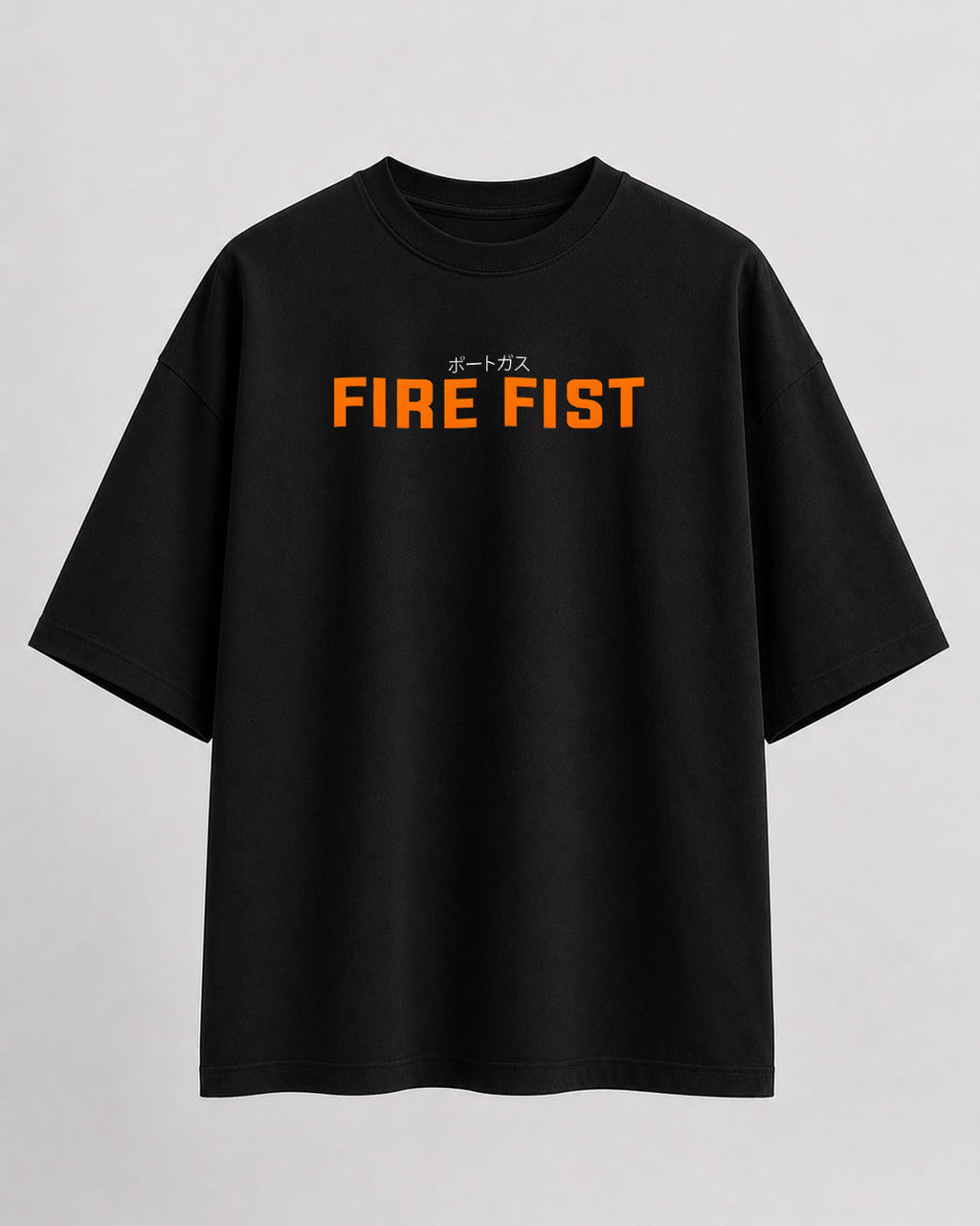 One piece fire feast Oversize Cotton T-shirt