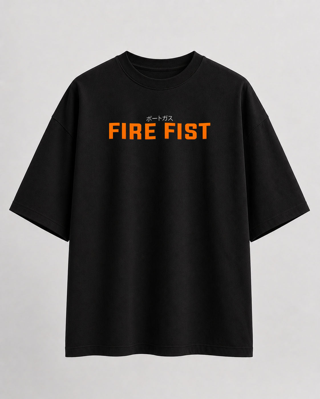 One piece fire feast Oversize Cotton T-shirt
