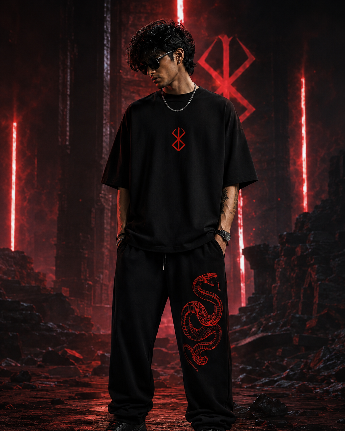 Berserk Indefinite Oversize Cotton T-shirt
