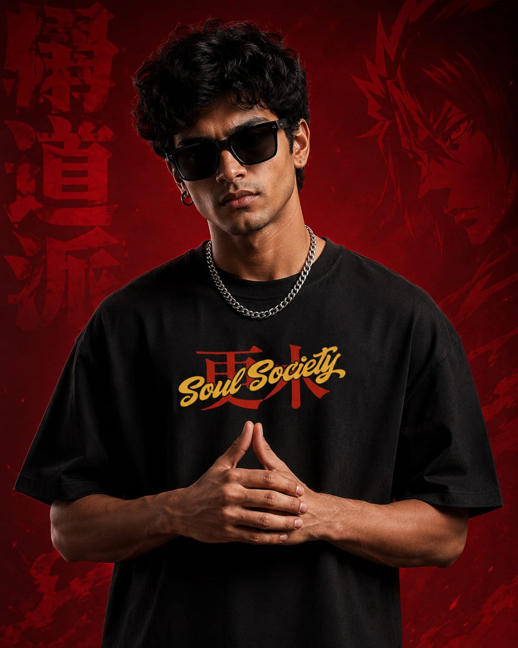Kenpachi Zaraki Oversize Cotton T-shirt