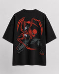 Crimson Predator Oversize cotton T-shirt