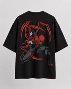 Crimson Predator Oversize cotton T-shirt