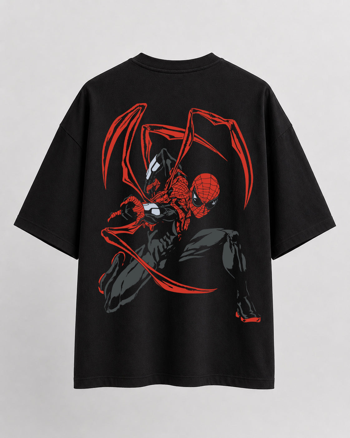 Crimson Predator Oversize cotton T-shirt