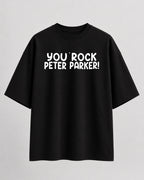 Crimson Predator Oversize cotton T-shirt