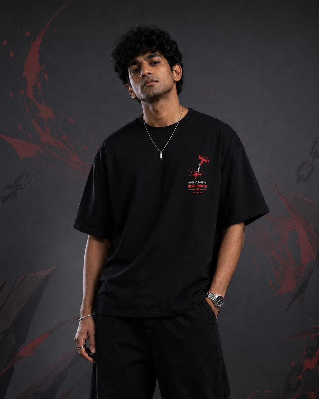 Chainsawman Streetwear Oversize Cotton T-shirt