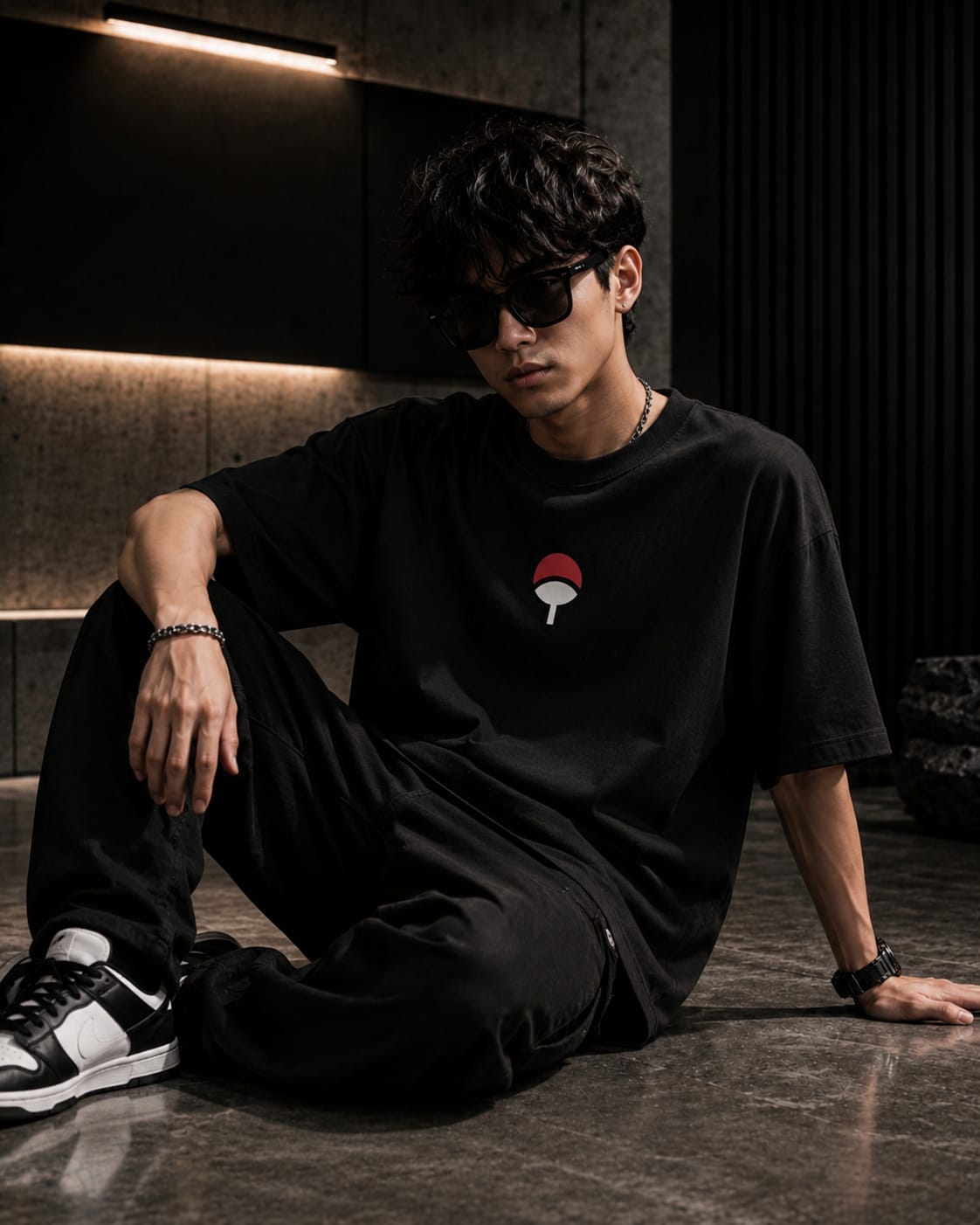 Itachi Uchiha Don't be so quick to Judge Oversize Cotton T-shirt