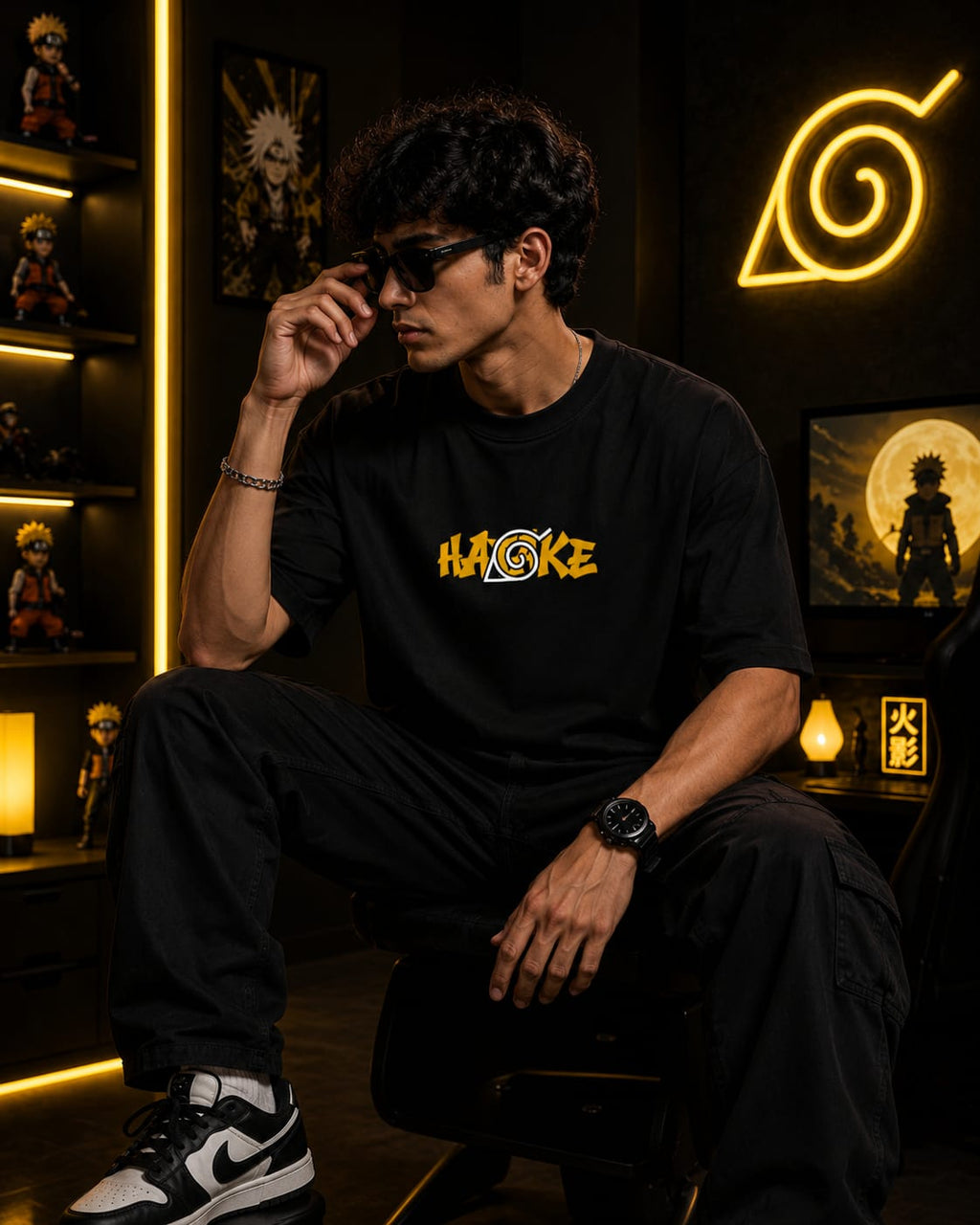 Kakashi Hatake Oversize Cotton T-shirt (Copy)