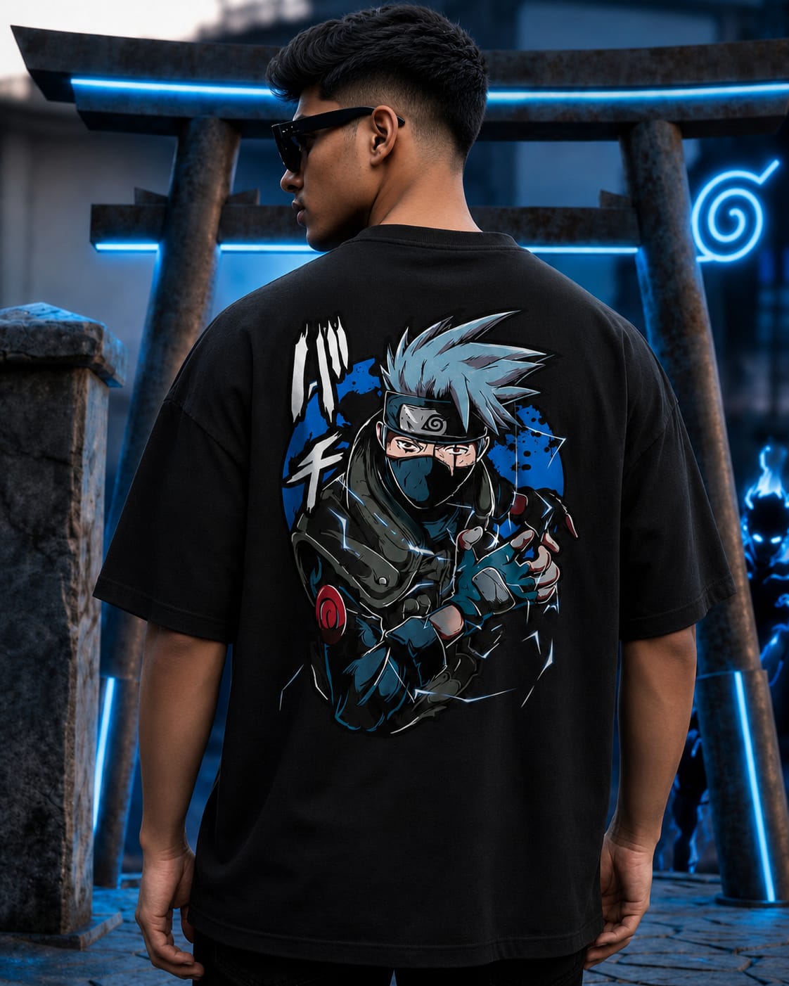 Kakashi Indefinite Oversize Cotton T-shirt