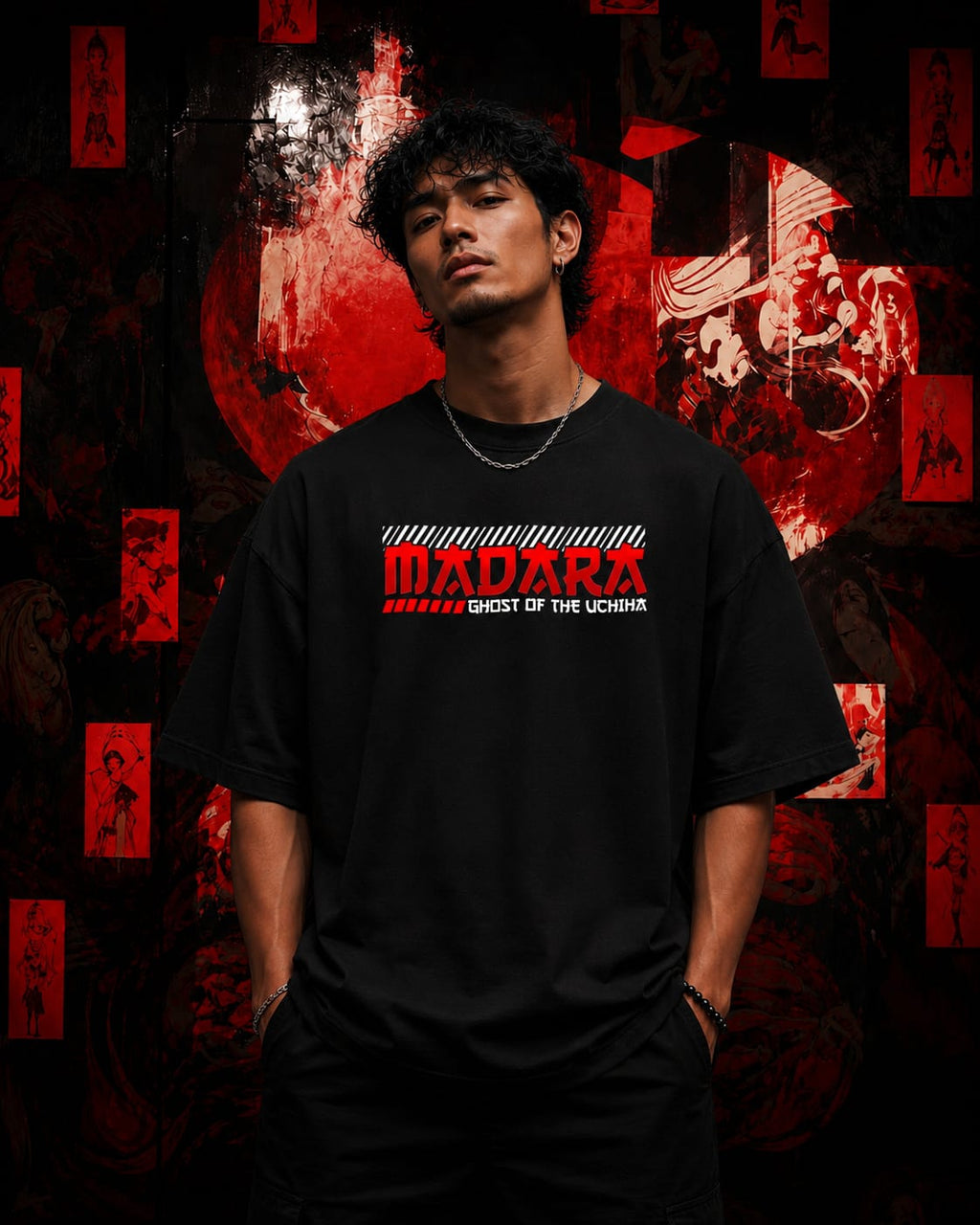 Uchiha Madara Oversize Cotton T-shirt