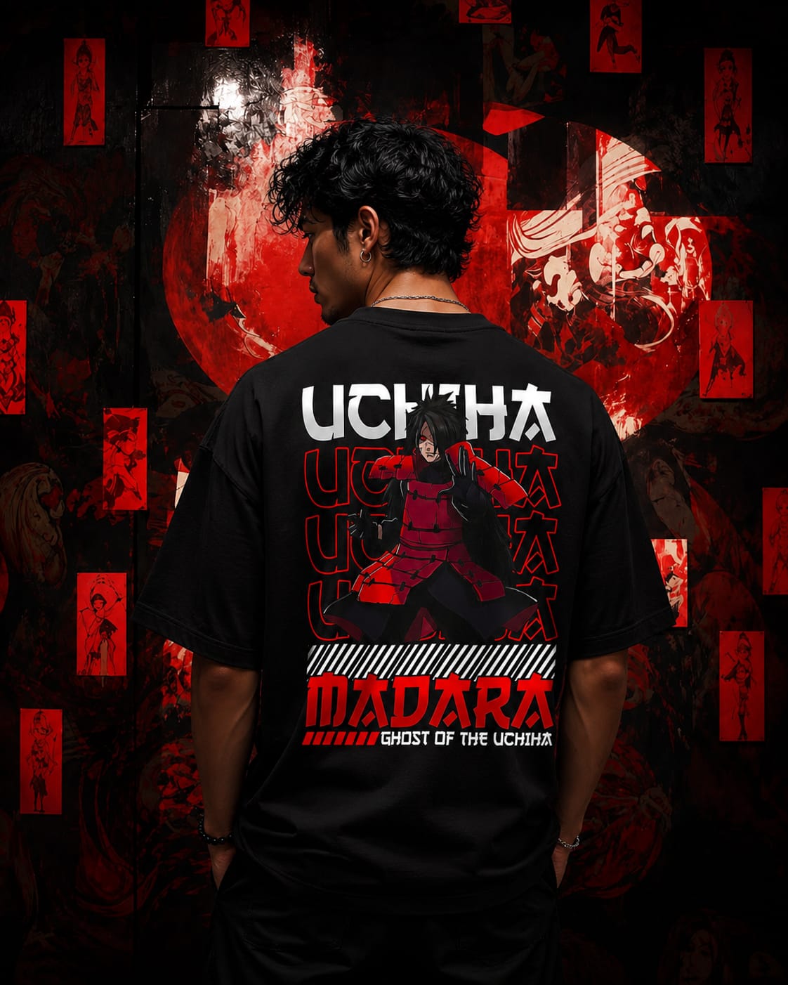 Uchiha Madara Oversize Cotton T-shirt