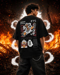 One piece luffy white Oversize Cotton T-shirt