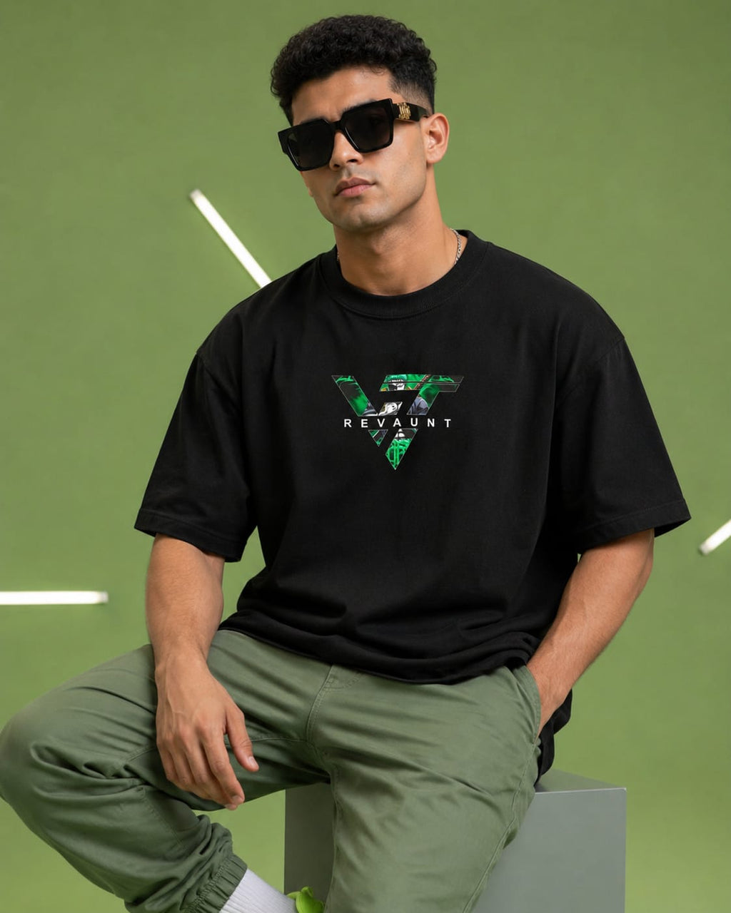 One piece Zoro green Oversize Cotton T-shirt