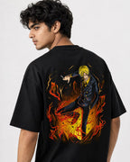 One piece sanji Oversize Cotton T-shirt
