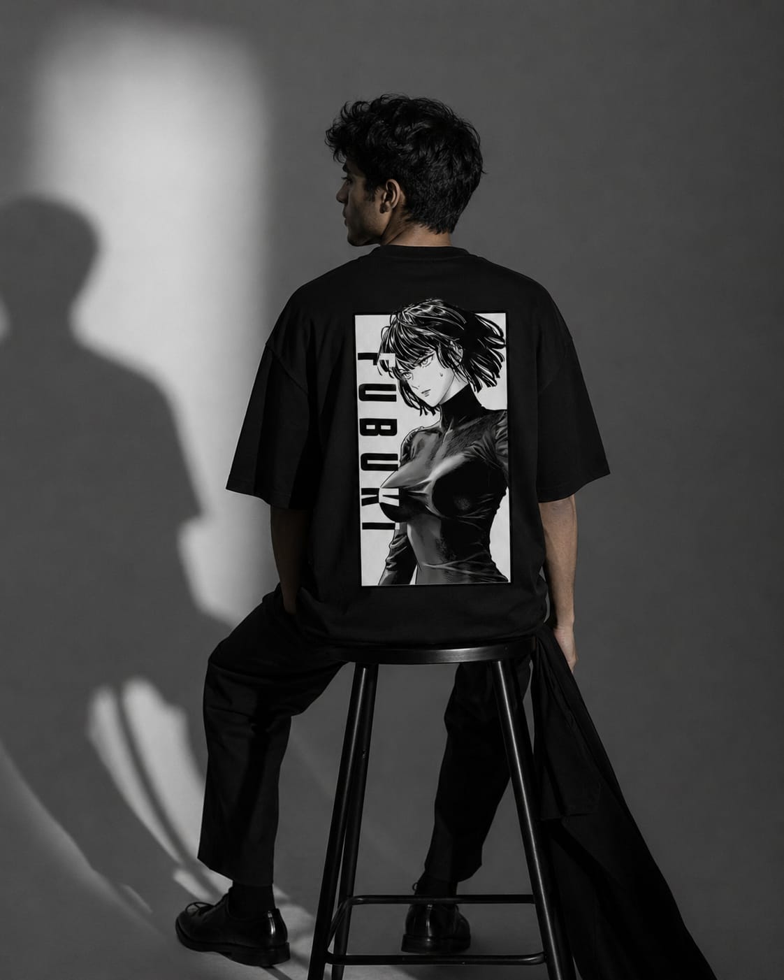 One piece yubuki Oversize Cotton T-shirt