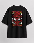 Web Phantom Oversize cotton T-shirt