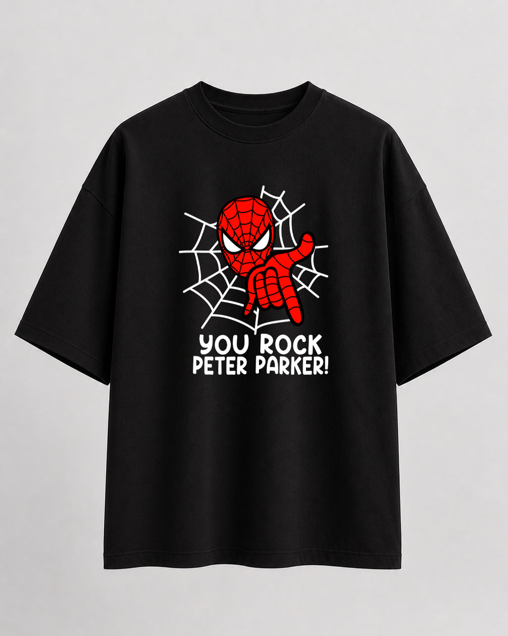 Web Phantom Oversize cotton T-shirt